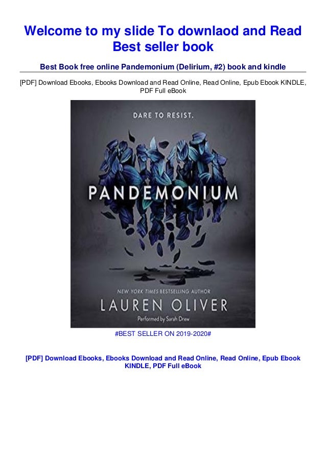 Download In Pdf Pandemonium Delirium 2 Epub