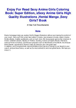 [DOWNLOAD IN @PDF] Sexy Anime Girls Coloring Book: Super Edition,