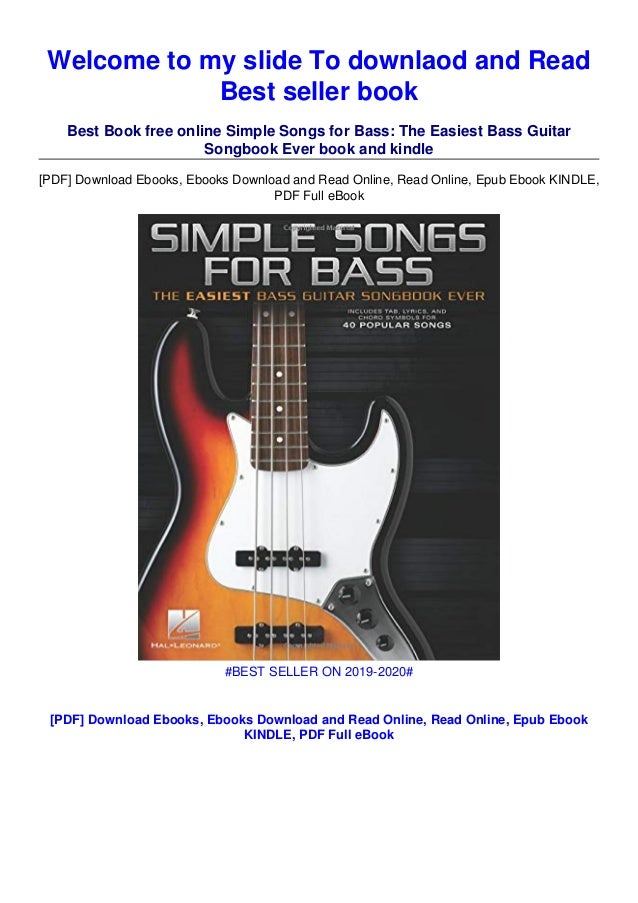 Download In Pdf Simple Songs For Bass The Easiest Bass Guitar So