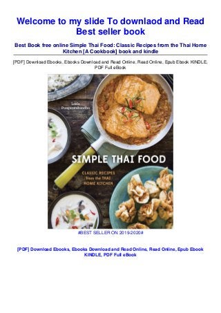 Download In Pdf Simple Thai Food Classic Recipes From The Thai H