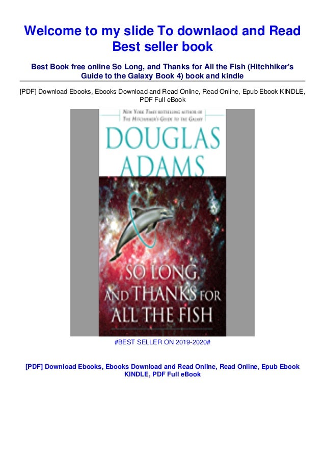 Download In Pdf So Long And Thanks For All The Fish Hitchhiker