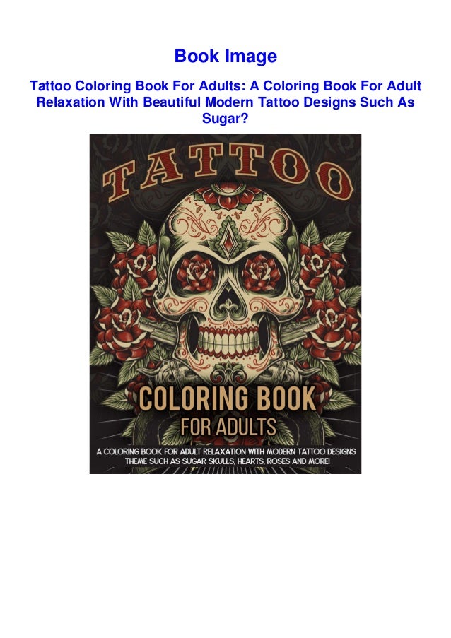 Download Download In Pdf Tattoo Coloring Book For Adults A Coloring Book