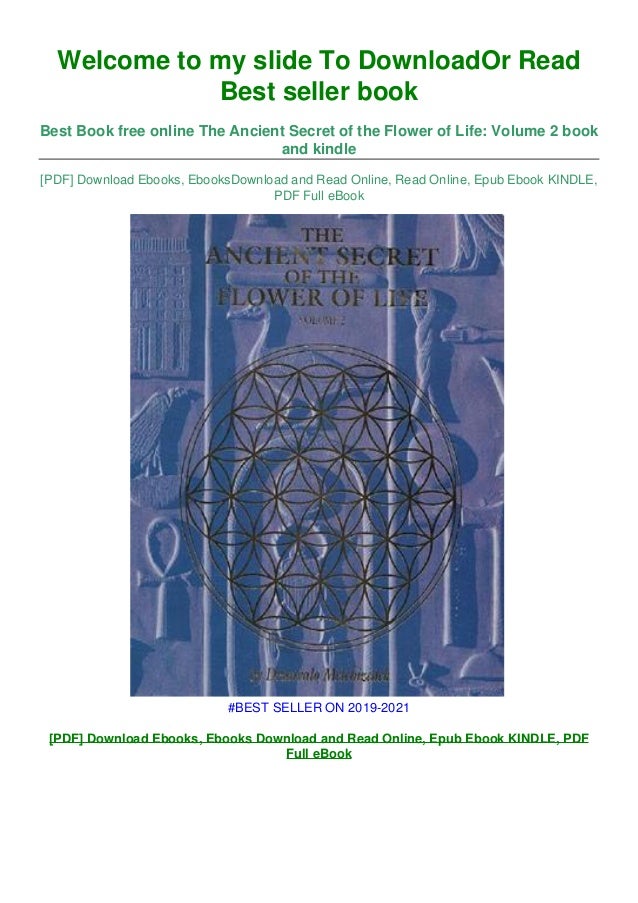 Download In Pdf The Ancient Secret Of The Flower Of Life Volume 2