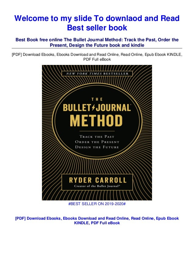 The Bullet Journal Method PDF Free Download The Bullet Journal Method PDF Free Download