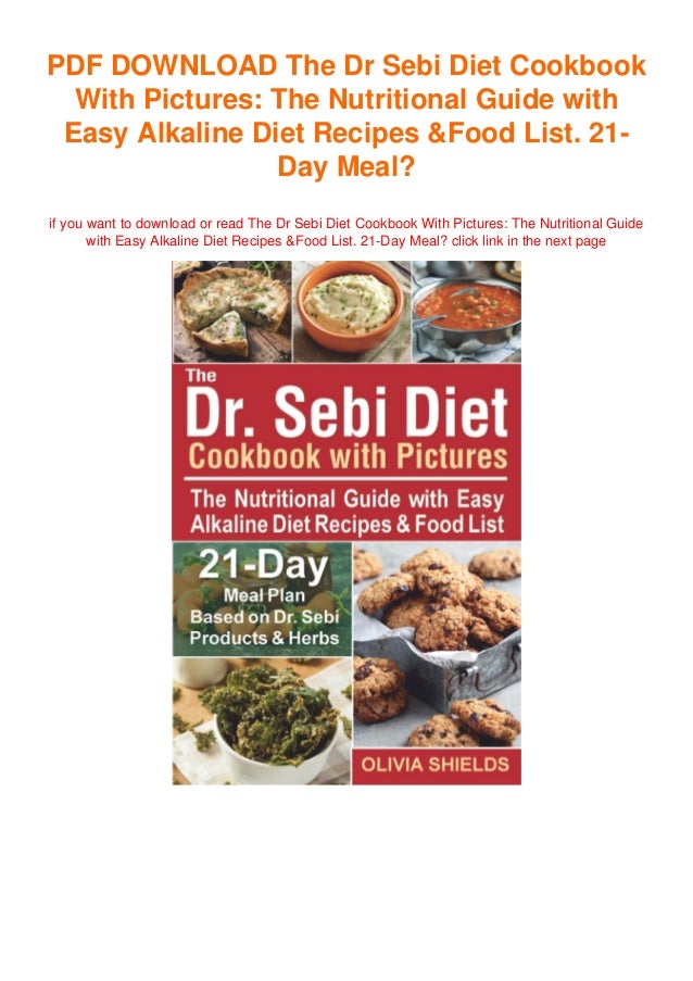 Download In Pdf The Dr Sebi Diet Cookbook With Pictures Download In Pdf The Dr Sebi Diet Cookbook With Pictures