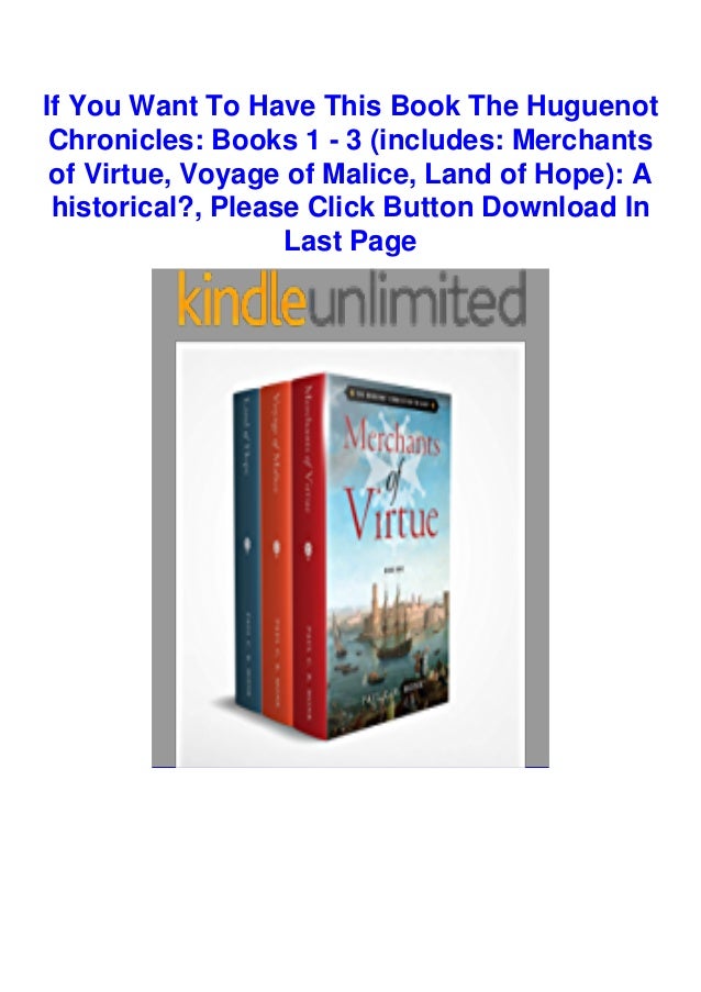 Download In Pdf The Huguenot Chronicles Books 1 3 Includes M