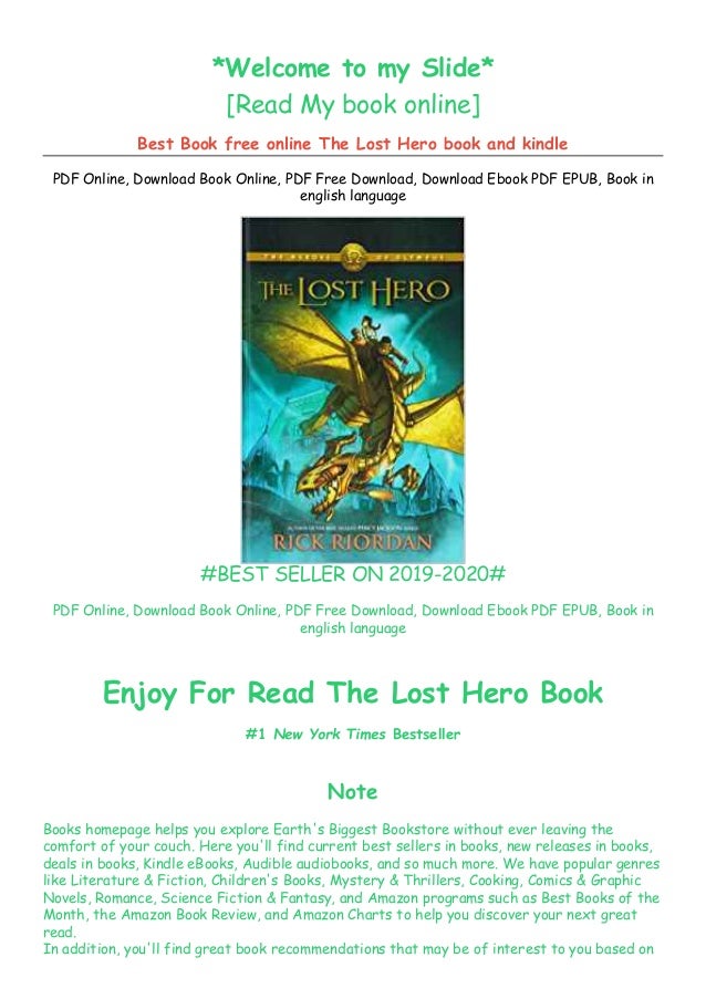 Download In Pdf The Lost Hero Book Download In Pdf The Lost Hero Book