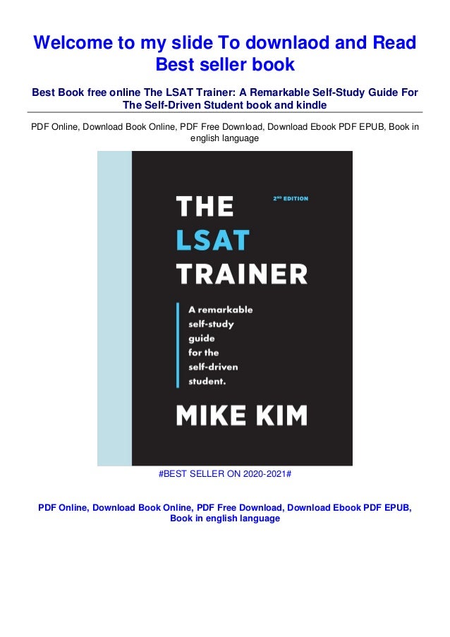 Pdf trainer free the lsat LSAT Books