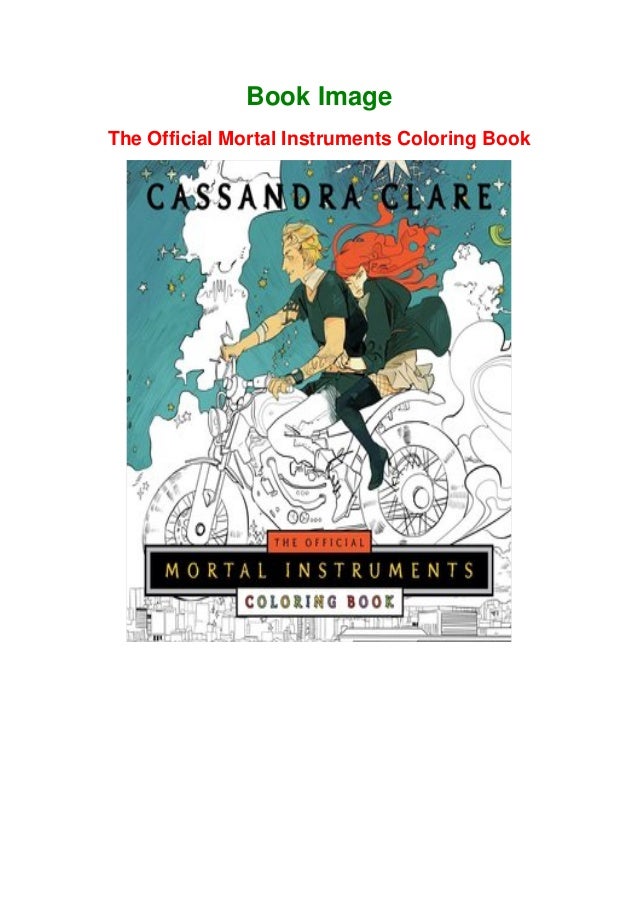 Download In Pdf The Official Mortal Instruments Coloring Book
