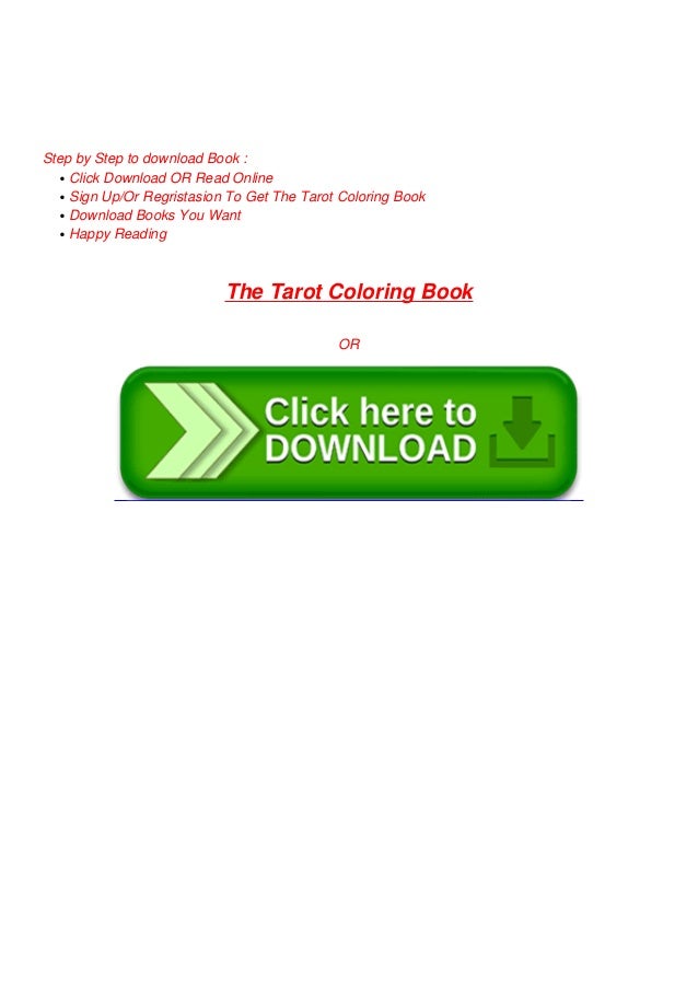 Download Download In Pdf The Tarot Coloring Book Epub