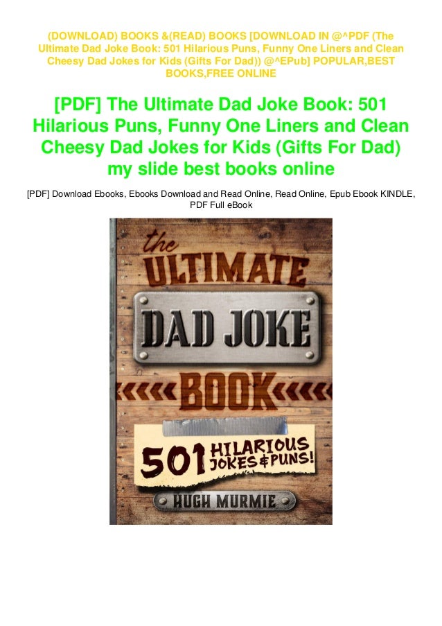 Download In Pdf The Ultimate Dad Joke Book 501 Hilarious Puns F
