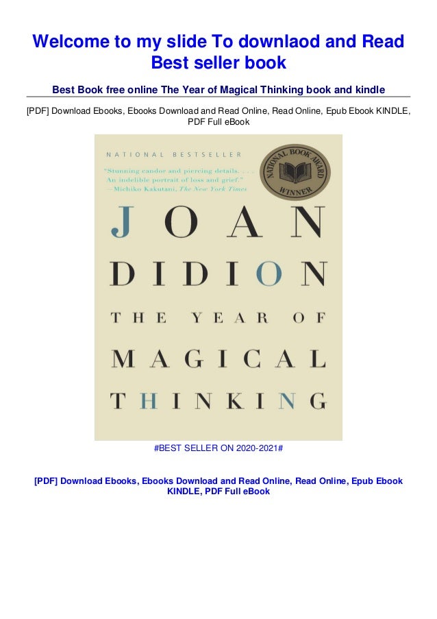 My Year Of Magical Thinking