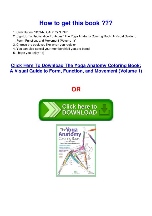 Download Download In Pdf The Yoga Anatomy Coloring Book A Visual Guide To