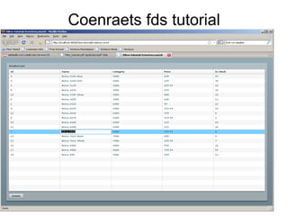 Coenraets fds tutorial 