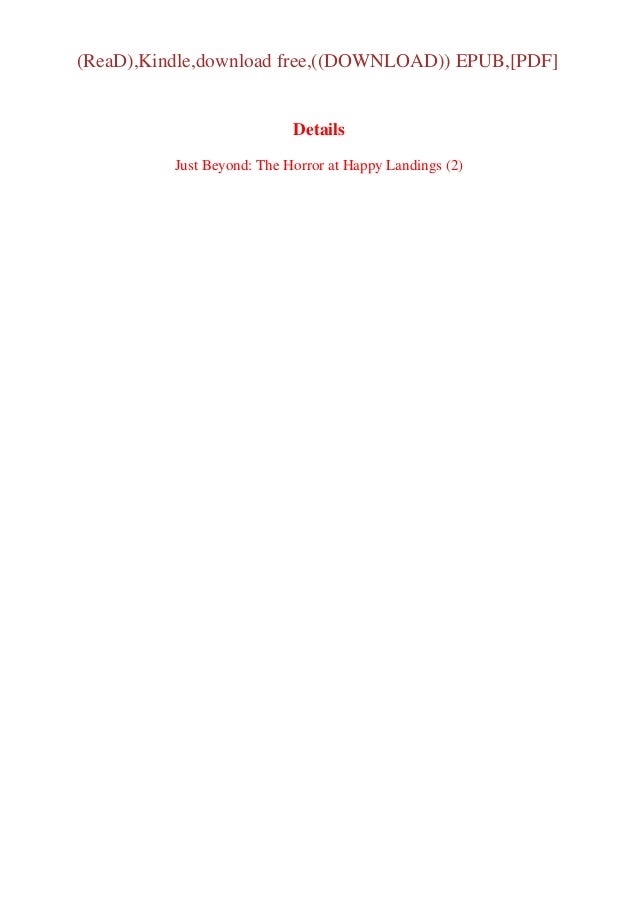 Download Just Beyond The Horror At Happy Landings 2 Online Pdf