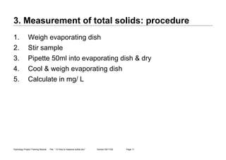 Download-manuals-water quality-wq-training-10howtomeasuresolids | PDF