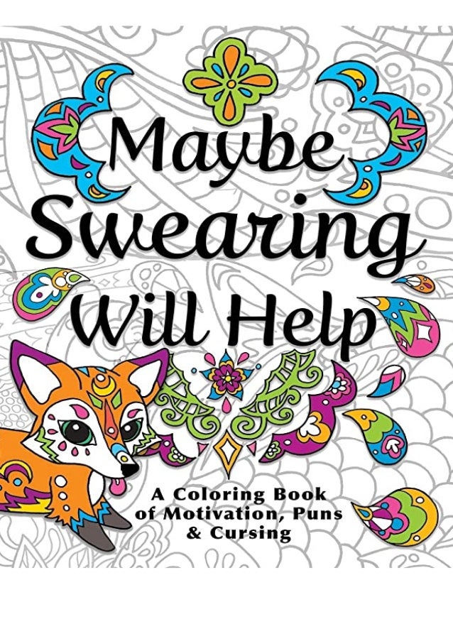 Download Download Maybe Swearing Will Help Adult Coloring Book Ipad