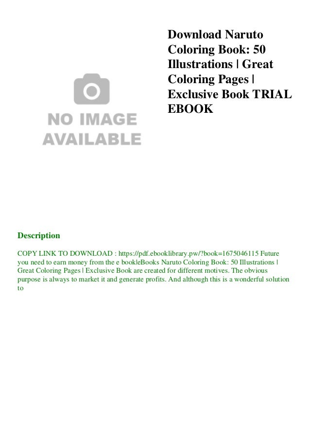 Download Download Naruto Coloring Book 50 Illustrations Great Coloring Pages