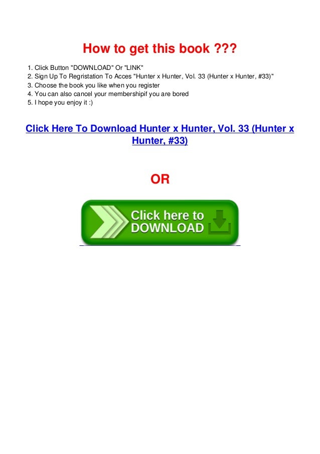 Download P D F Hunter X Hunter Vol 33 Hunter X Hunter 33 Full