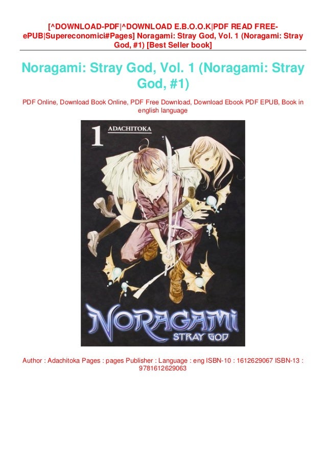 Download P D F Noragami Stray God Vol 1 Noragami Stray God 1