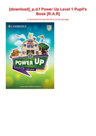 [download]_p.d.f Power Up Level 1 Pupil's Book [R.A.R] | PDF