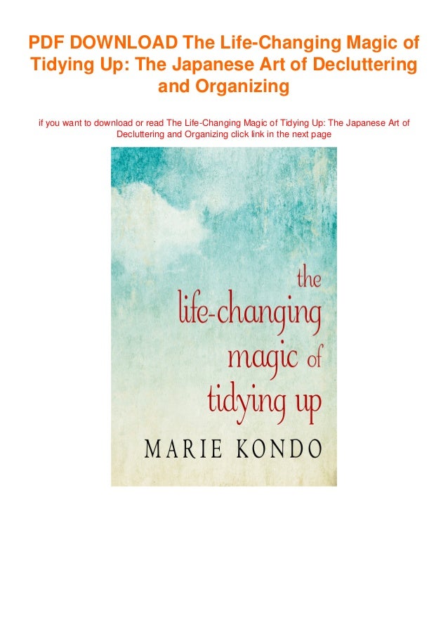 Download P D F The Life Changing Magic Of Tidying Up The Japanese