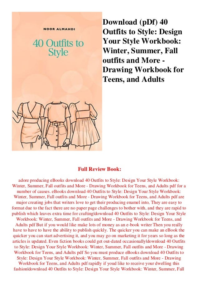 Download (pDf) 40 Outfits to Style 