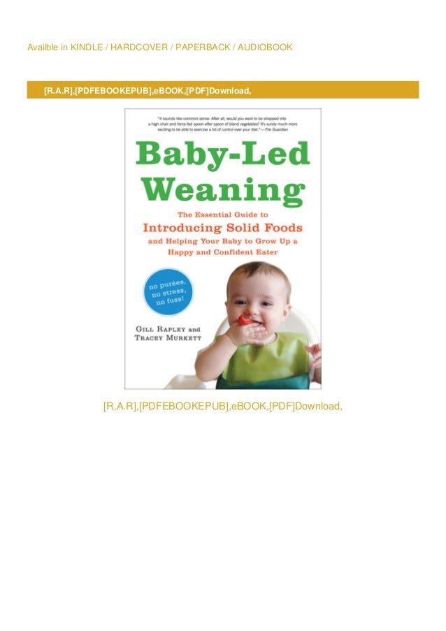 baby led weaning cookbook pdf download