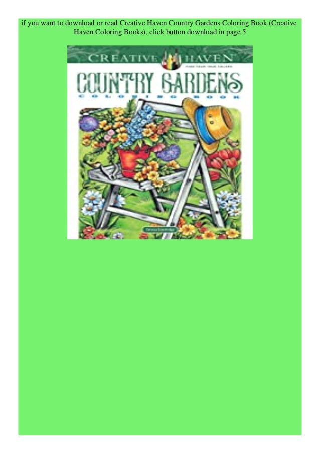 Download Download Pdf Creative Haven Country Gardens Coloring Book Creative H