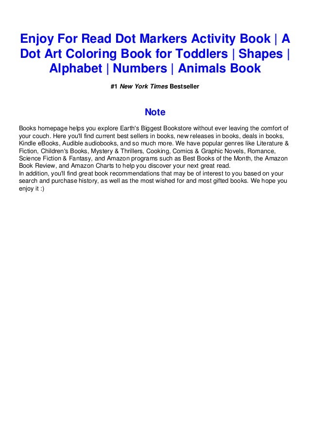 Download Download Pdf Dot Markers Activity Book A Dot Art Coloring Book For