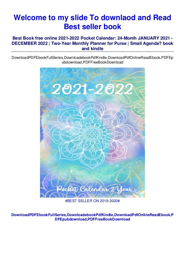 Download Pdf Ebook Free 2021 2022 Pocket Calendar 24 Month January 2