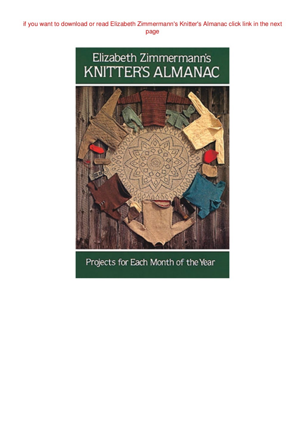 elizabeth zimmermann free download