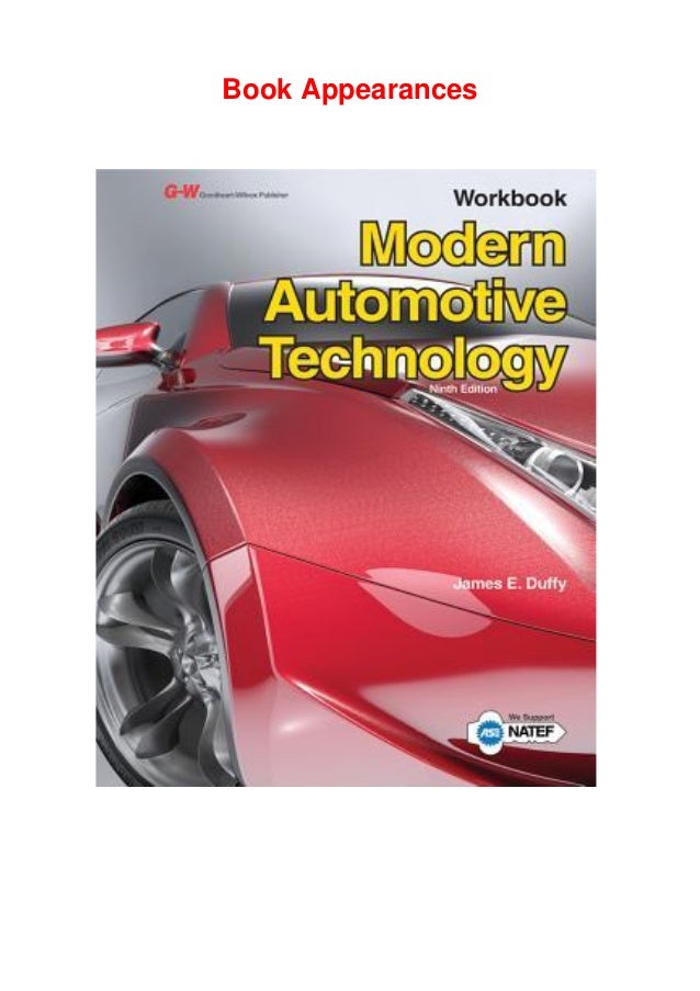 DOWNLOAD [PDF] EPUB Modern Automotive Technology PDF EPUB KINDLE
