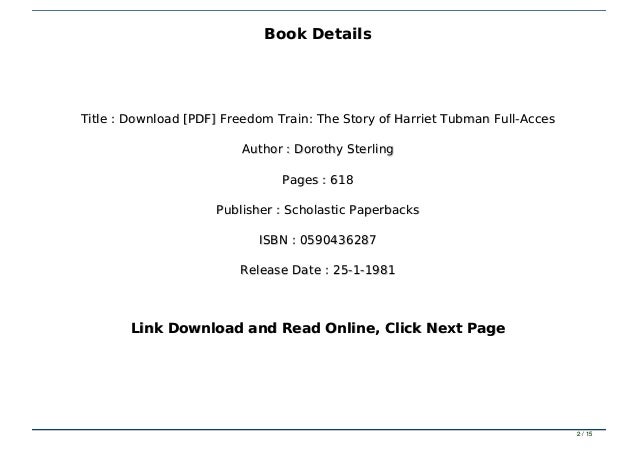 Download Pdf Freedom Train The Story Of Harriet Tubman Full Acces