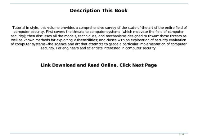 analyzing computer security pdf download
