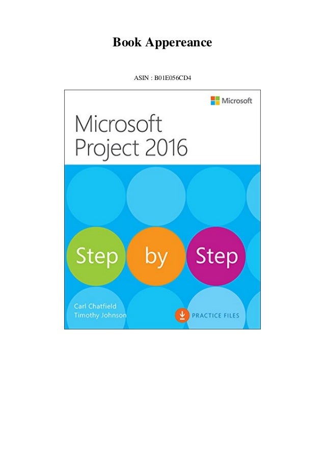 Download Pdf Microsoft Project 2016 Step By Step Full