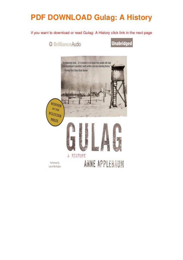 Gulag A History Download Free Ebook
