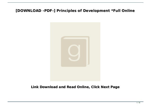 PRINCIPLES OF DEVELOPMENT WOLPERT PDF FREE DOWNLOAD visual data 8