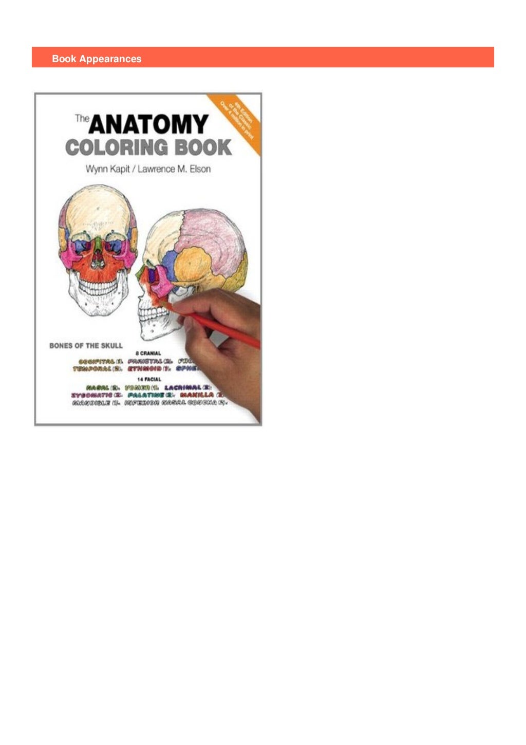 *Download_pdf* The Anatomy Coloring Book (Full_Online)