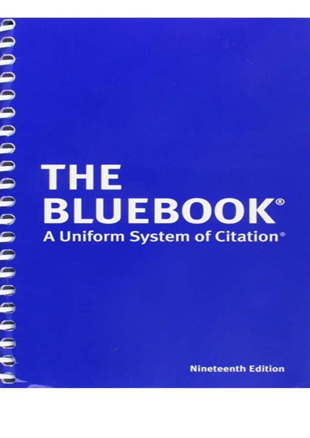 Bluebook Citation Login