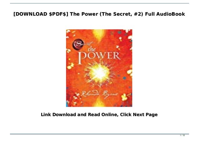 Download Pdf The Power The Secret 2 Full Audiobook