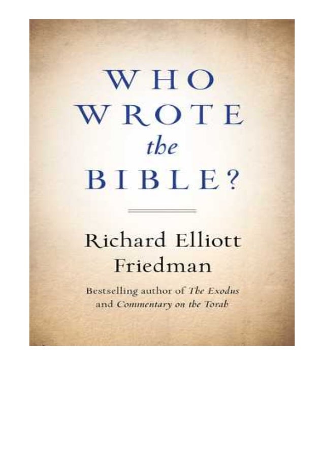 Download Pdf Who Wrote The Bible Read Online