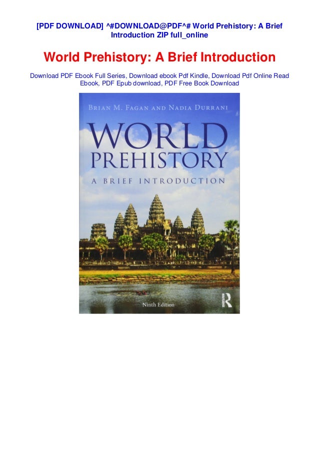 ^DOWNLOADPDF^ World Prehistory A Brief Introduction ZIP