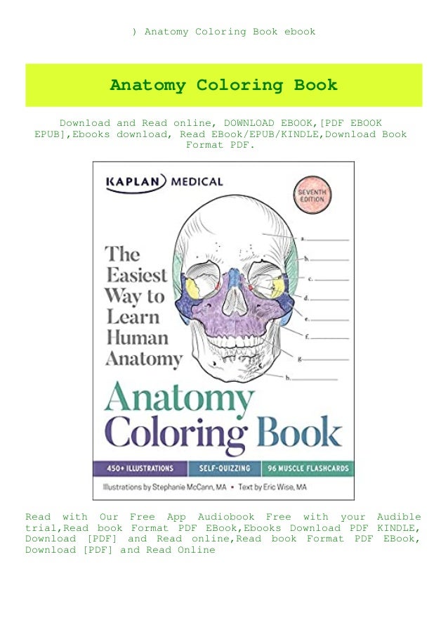 Download Pdf Anatomy Coloring Book Ebook