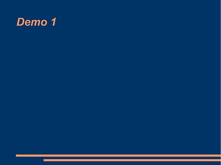 Demo 1
 