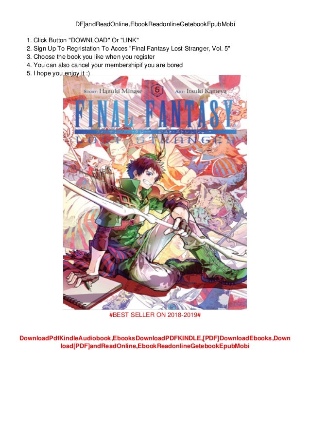 Download Read Pdf Epub Final Fantasy Lost Stranger Vol 5 By Hazuki Download Read Pdf Epub Final Fantasy Lost Stranger Vol 5 By Hazuki