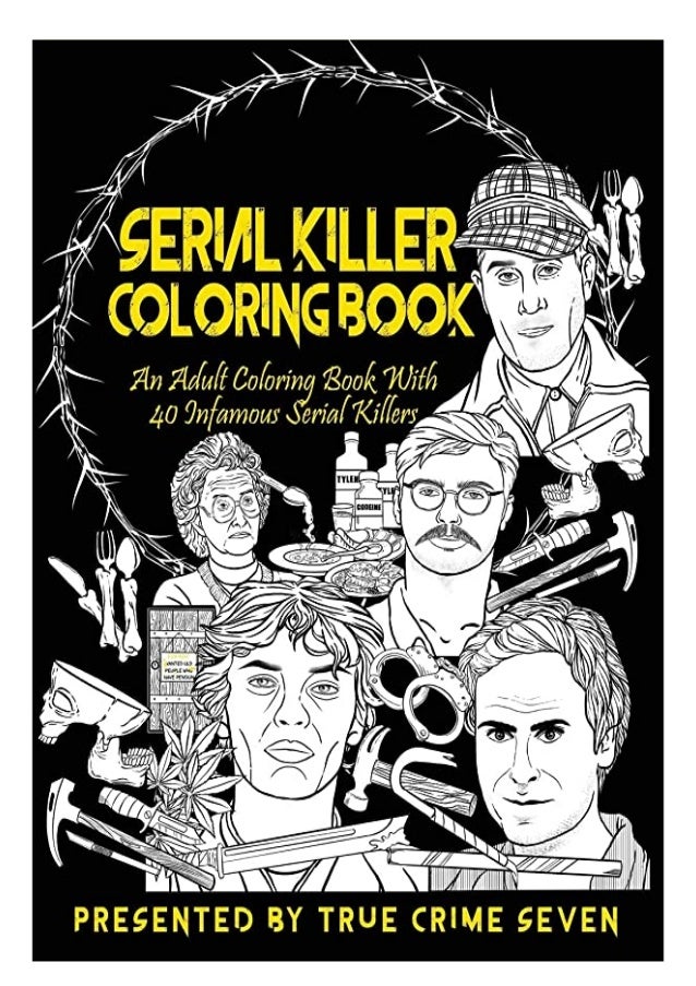Download Serial Killer Coloring Book An Adult Coloring Book With 40 I