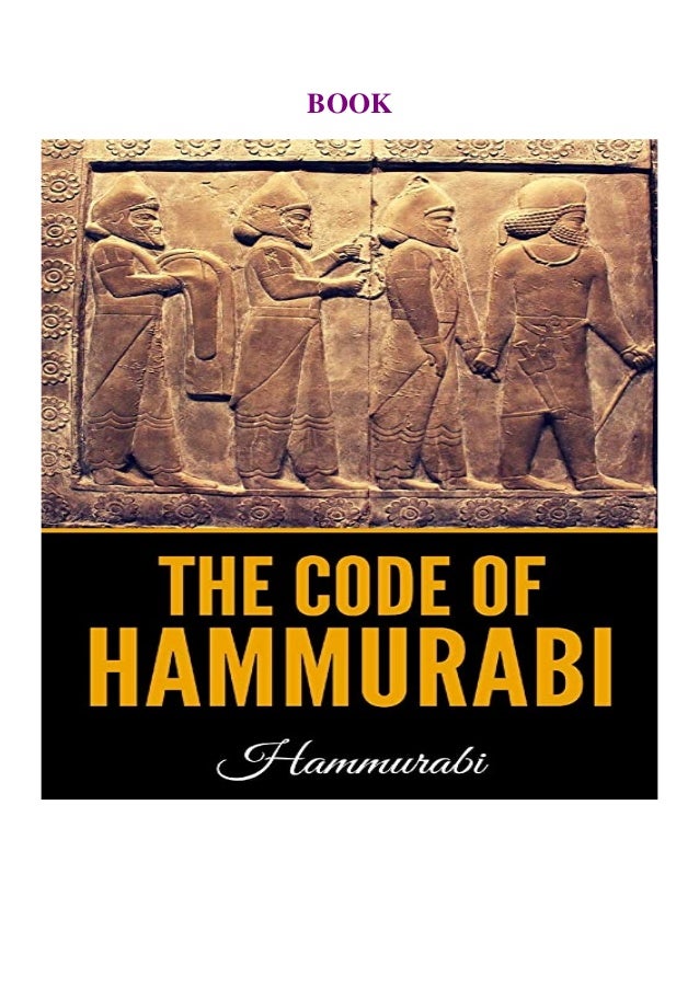 Download The Code of Hammurabi BOOK ONLINE