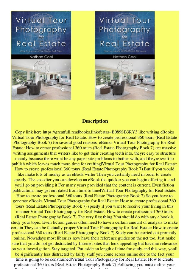 Download Virtual Tour Photography For Real Estate How To Create Profe