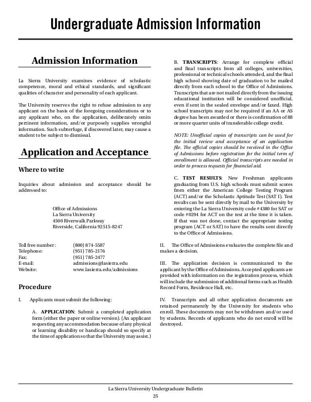 la sierra university broucher1 inland faculty medical group authorization form